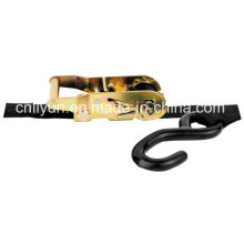 1′′ Ratchet Strap / Ratchet Tie Down / Cargo Safety Strap with S Hook, Wll1000lb. /454kg